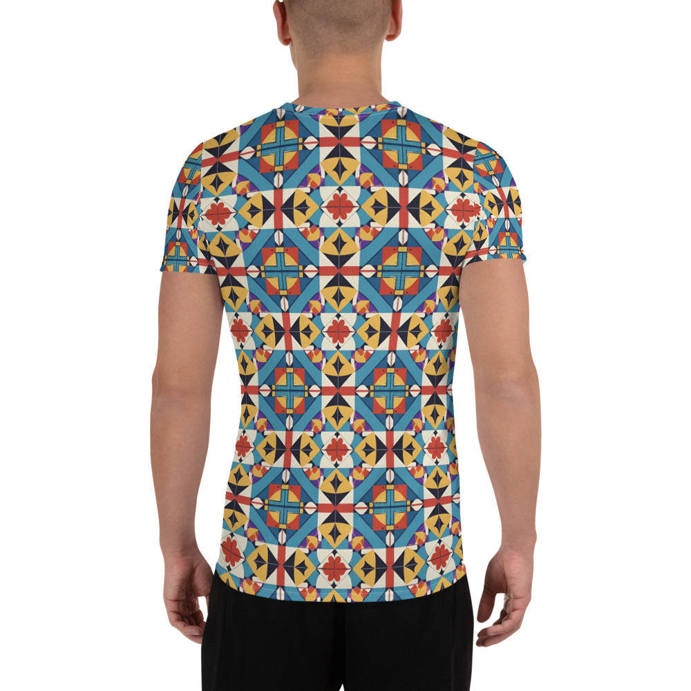 All-Over Print Men's Athletic T-shirt