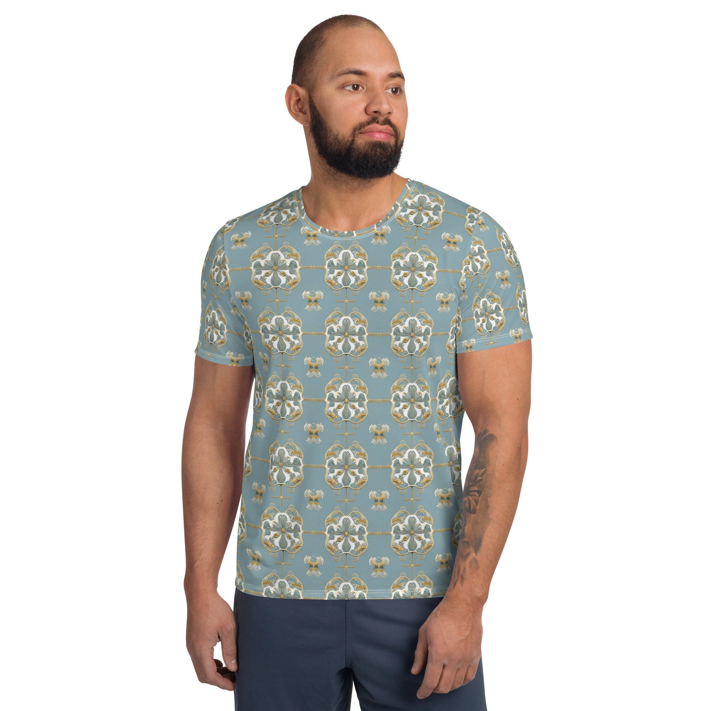 All-Over Print Men's Athletic T-shirt