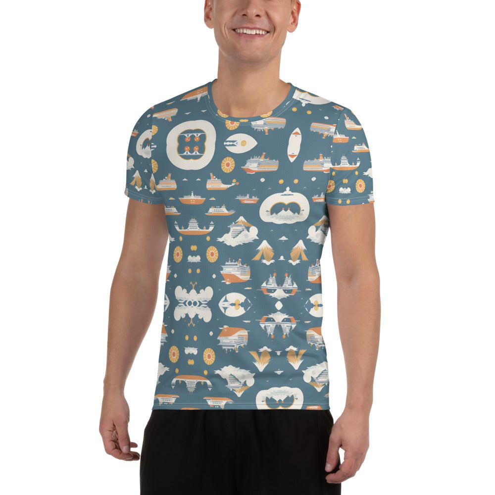 All-Over Print Men's Athletic T-shirt