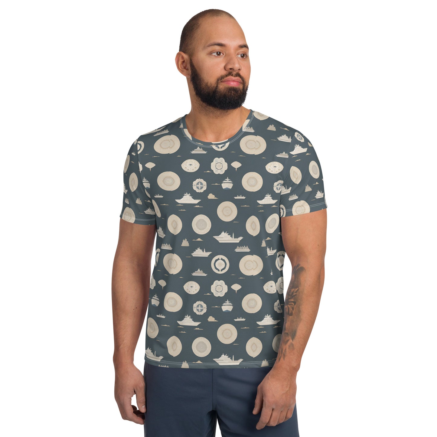 All-Over Print Men's Athletic T-shirt