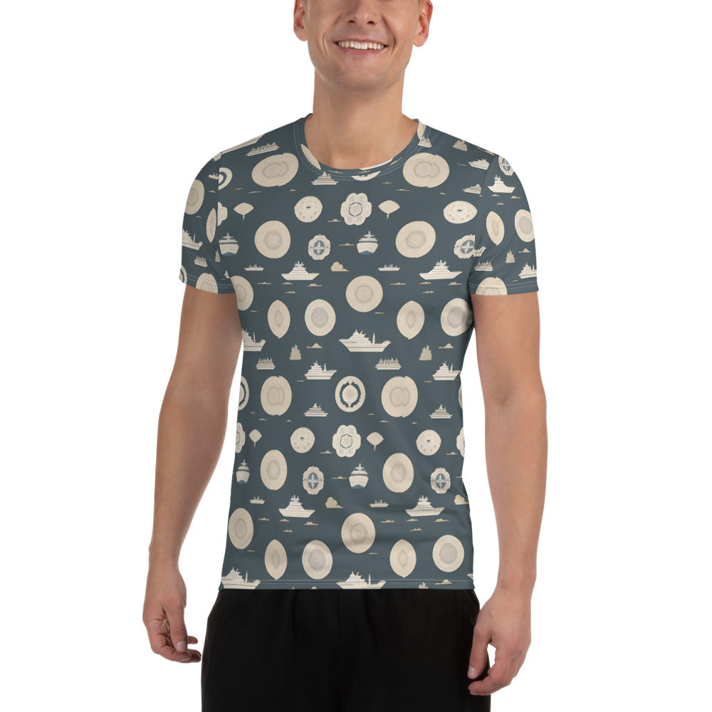 All-Over Print Men's Athletic T-shirt