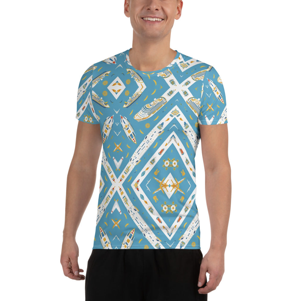 All-Over Print Men's Athletic T-shirt