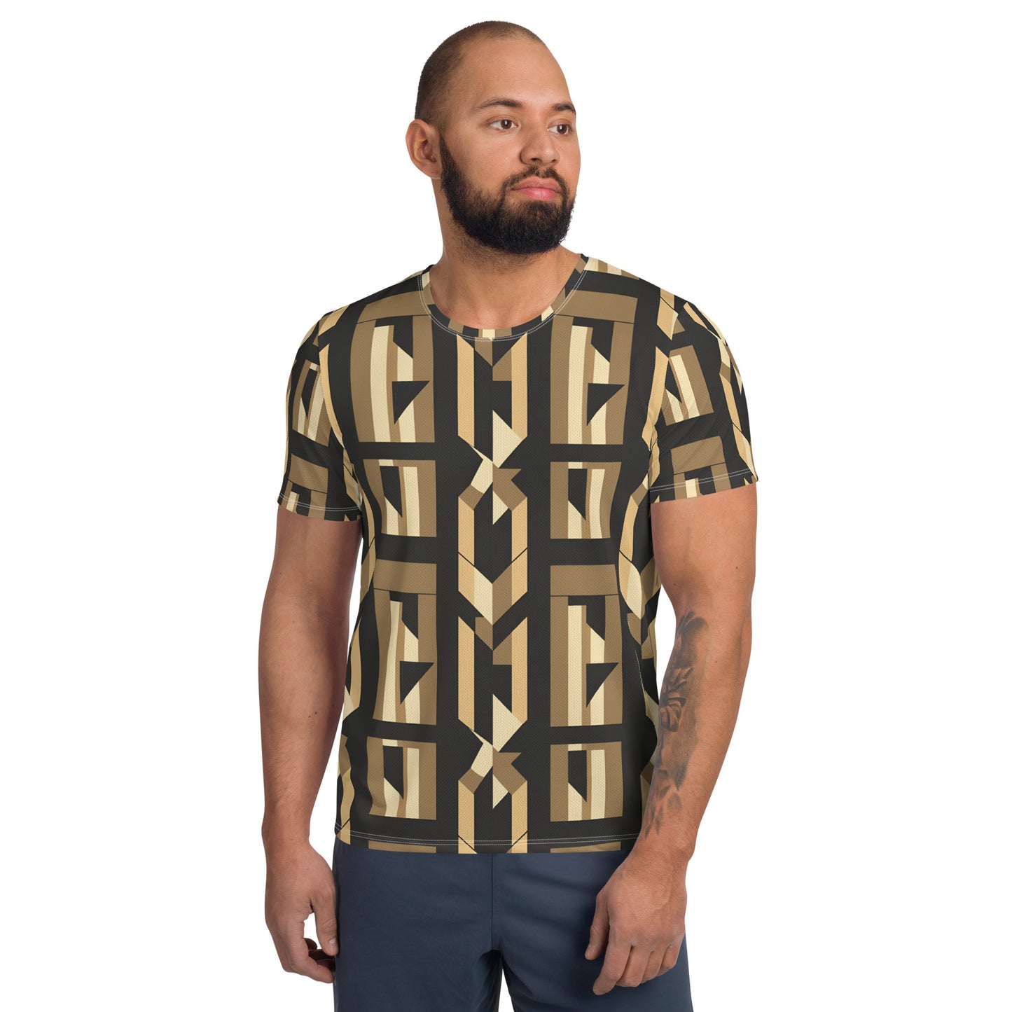 All-Over Print Men's Athletic T-shirt