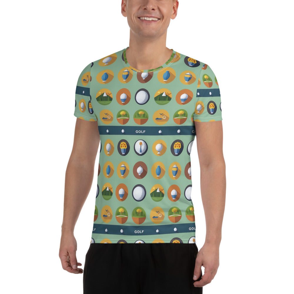 All-Over Print Men's Athletic T-shirt