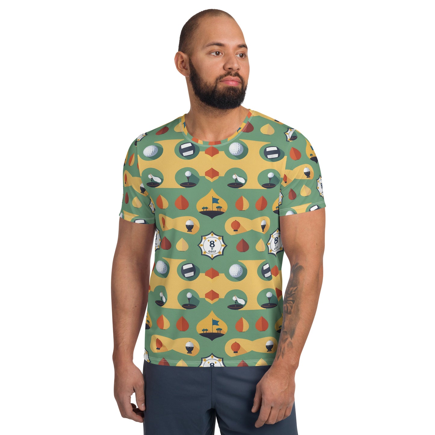 All-Over Print Men's Athletic T-shirt