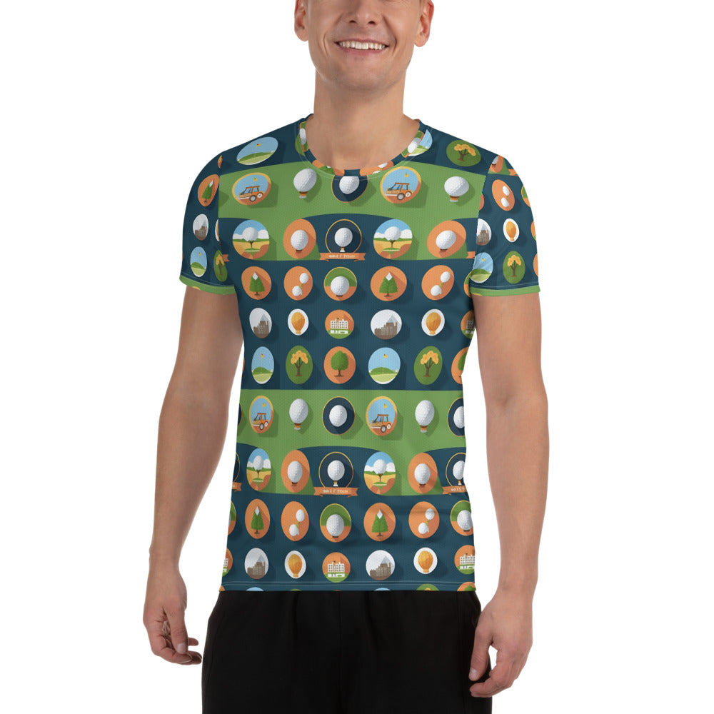 All-Over Print Men's Athletic T-shirt