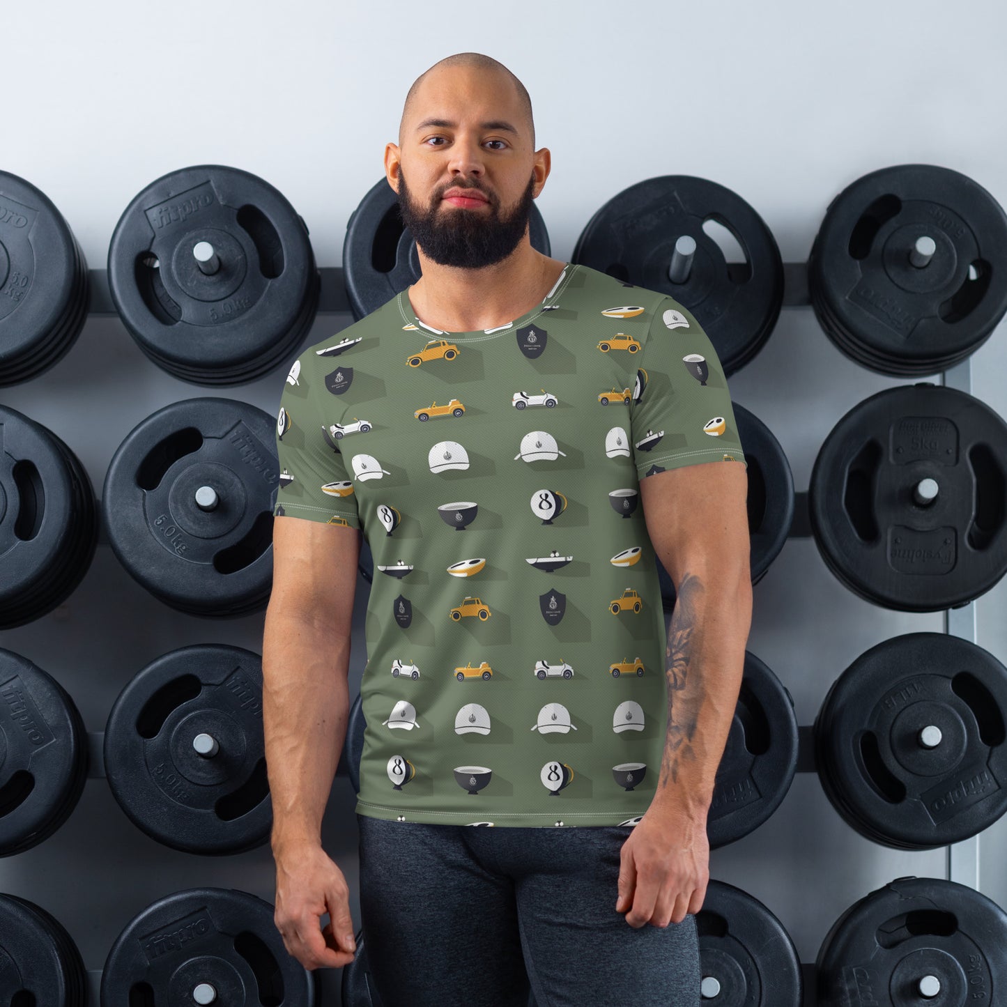 All-Over Print Men's Athletic T-shirt