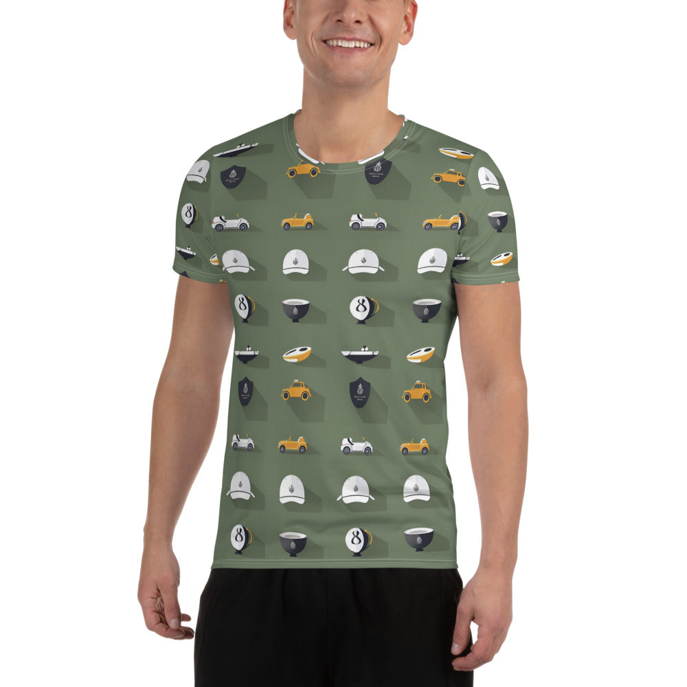 All-Over Print Men's Athletic T-shirt