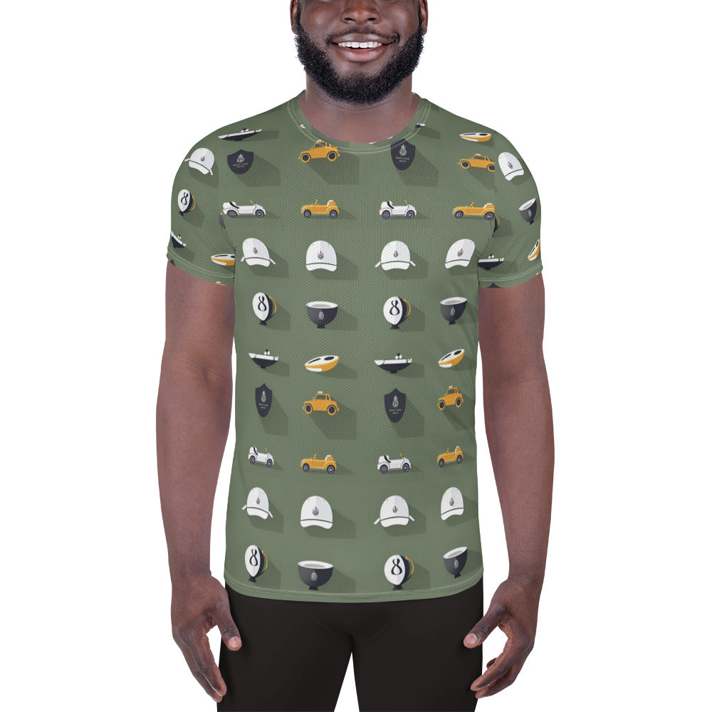 All-Over Print Men's Athletic T-shirt