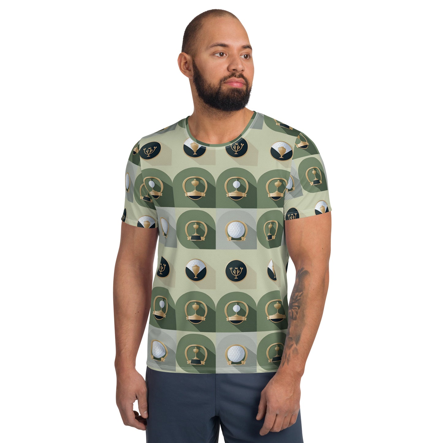 All-Over Print Men's Athletic T-shirt