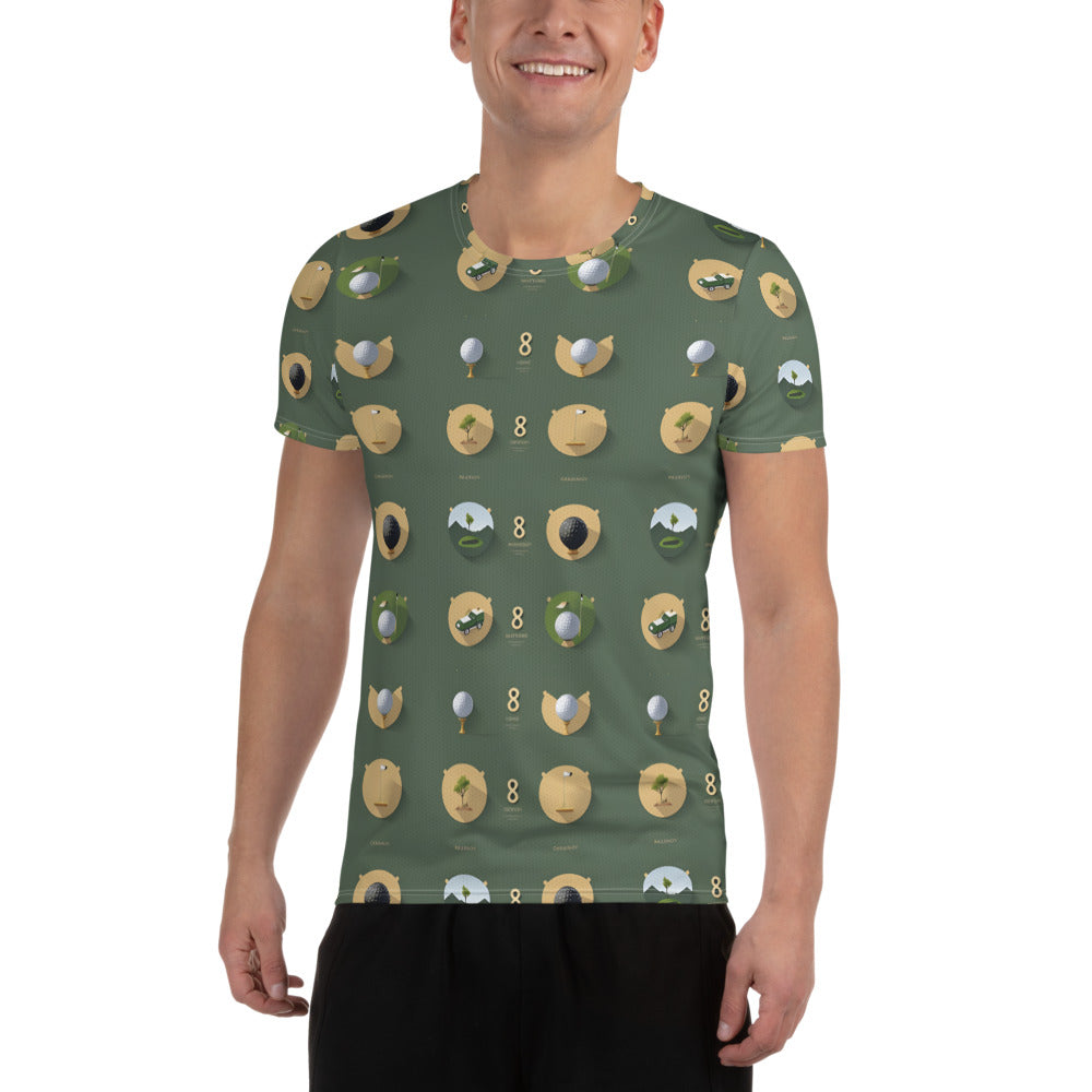 All-Over Print Men's Athletic T-shirt