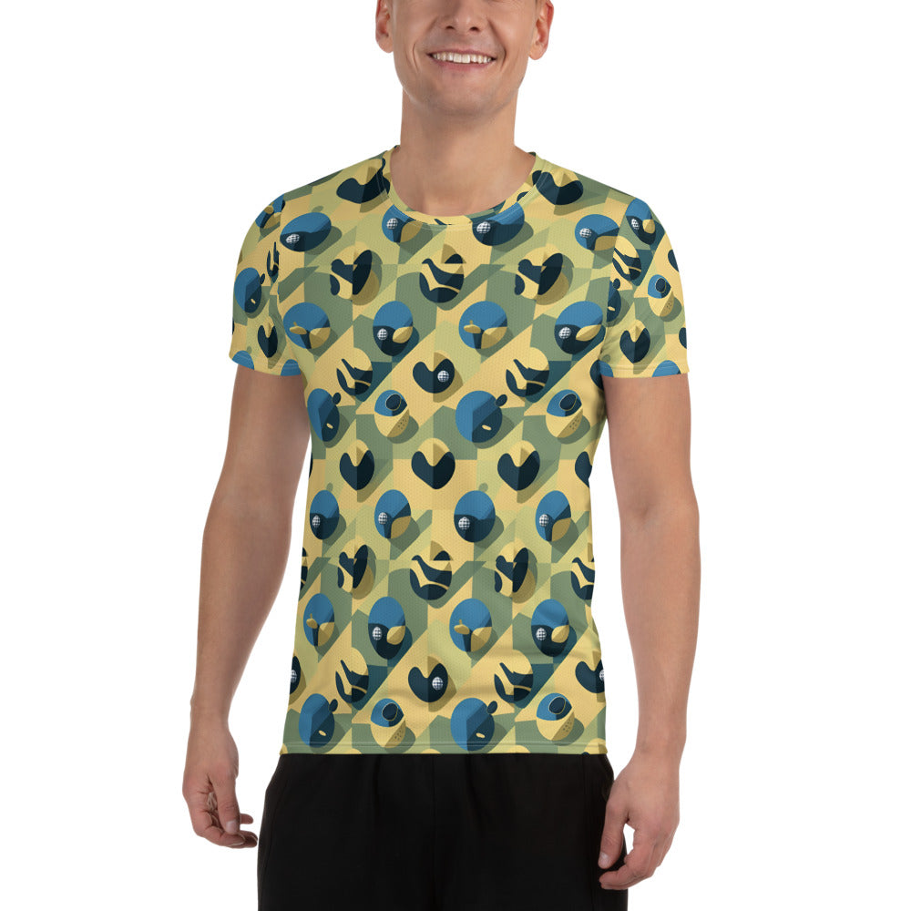 All-Over Print Men's Athletic T-shirt