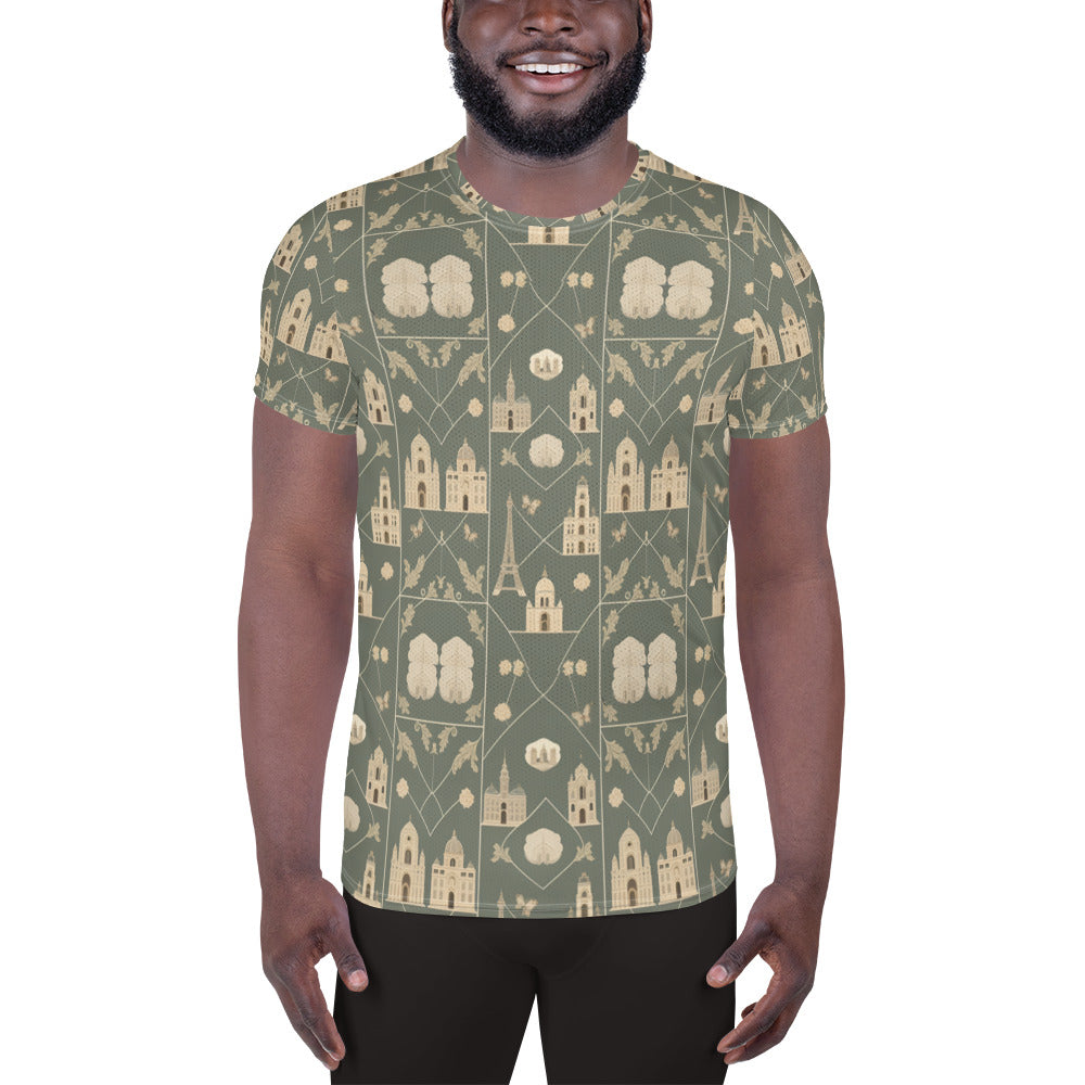 All-Over Print Men's Athletic T-shirt