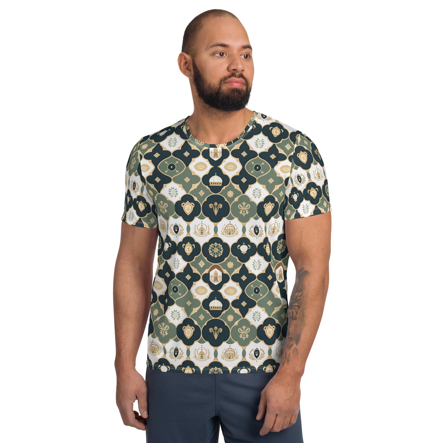 All-Over Print Men's Athletic T-shirt