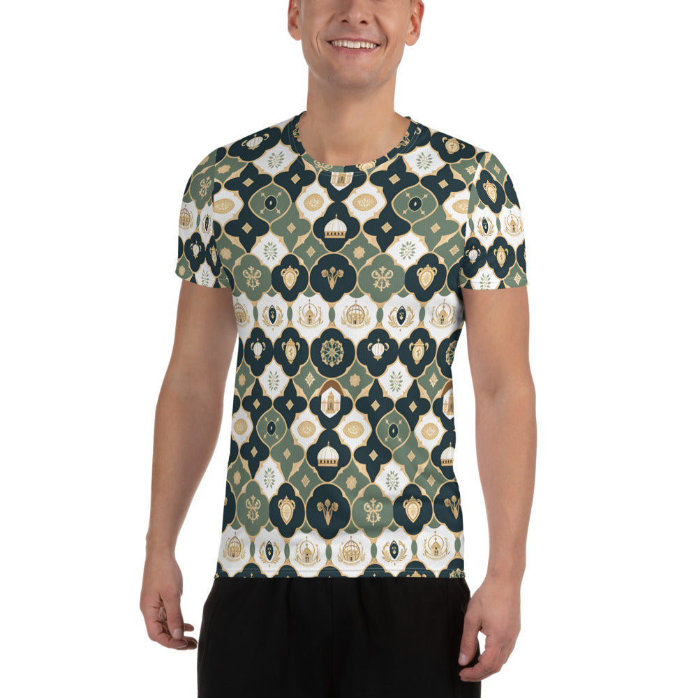 All-Over Print Men's Athletic T-shirt