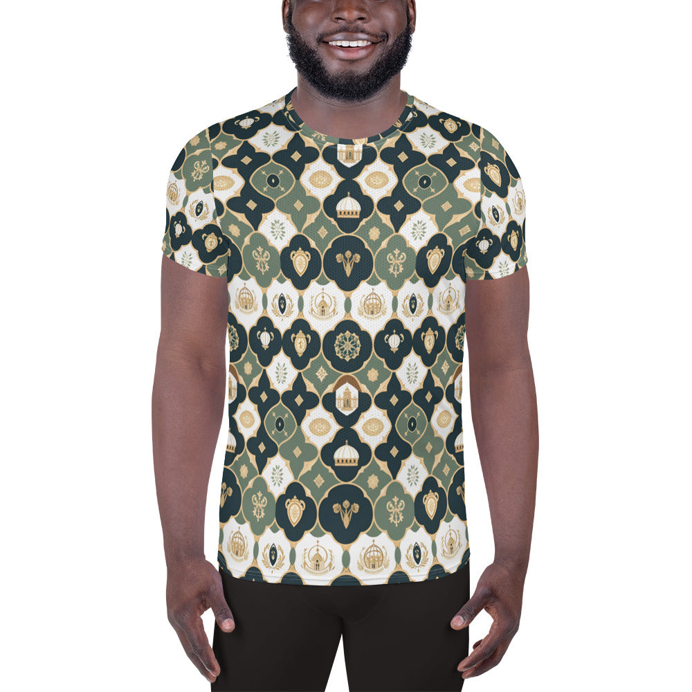 All-Over Print Men's Athletic T-shirt