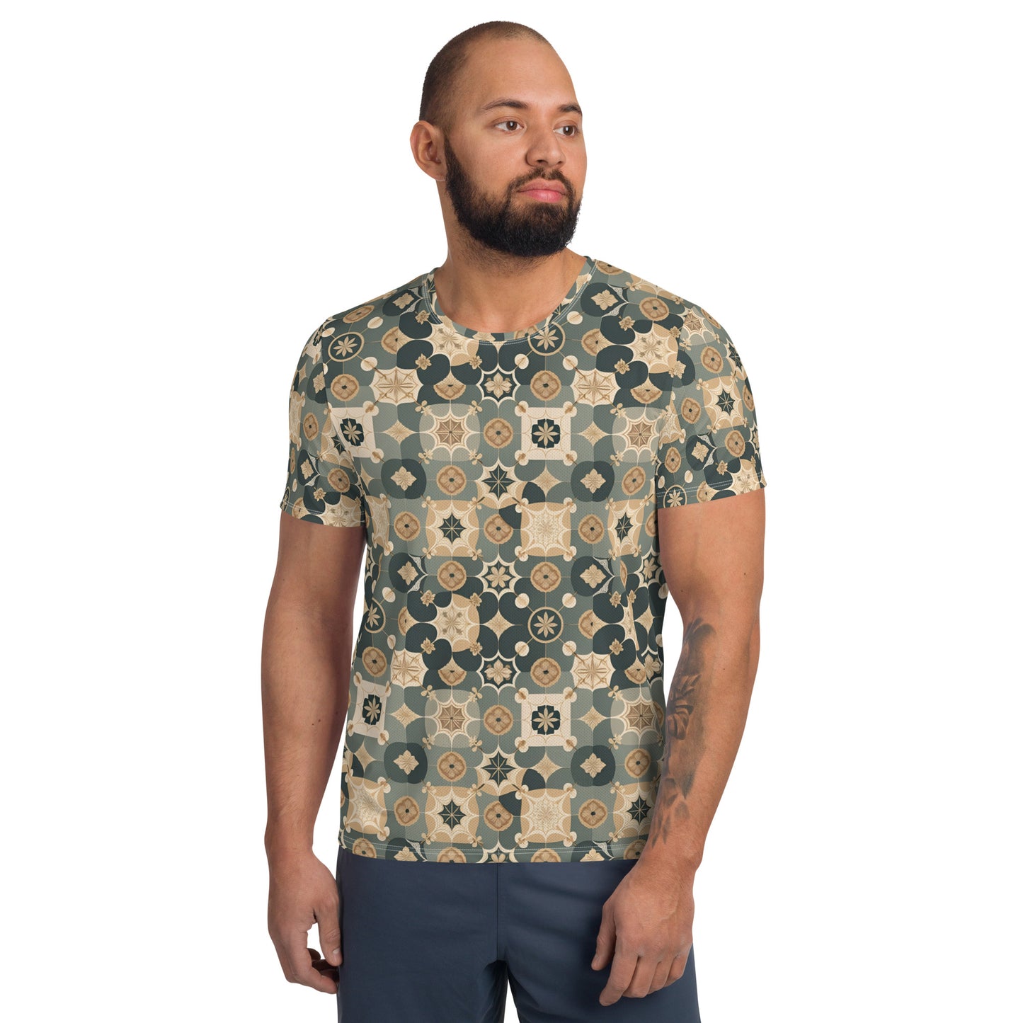 All-Over Print Men's Athletic T-shirt