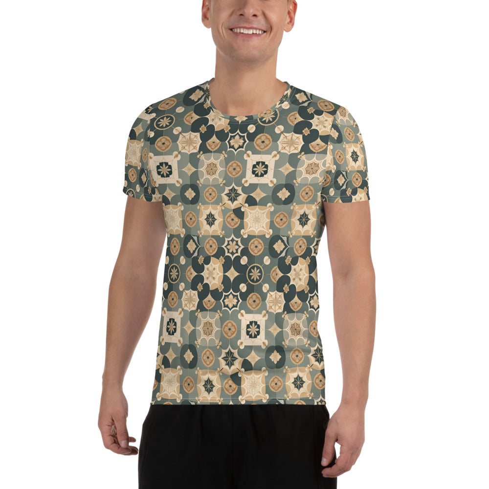 All-Over Print Men's Athletic T-shirt