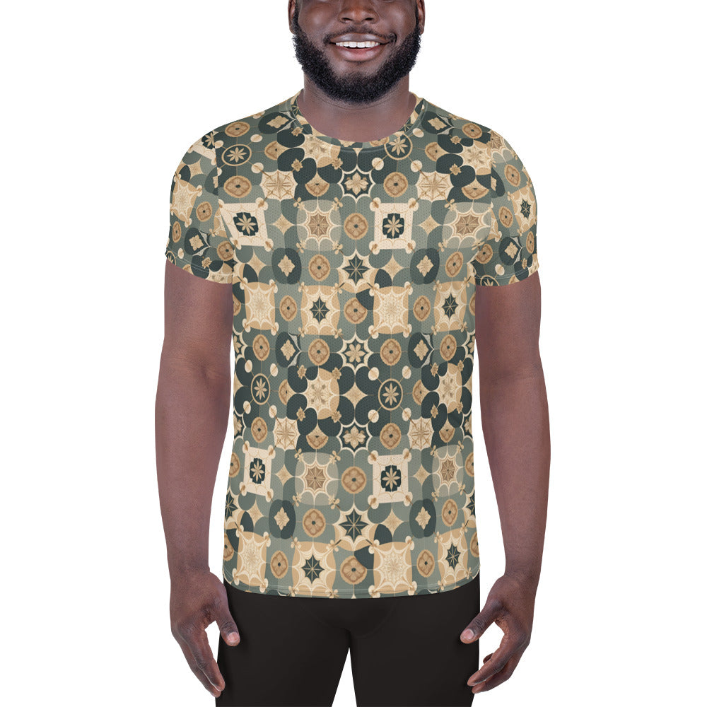 All-Over Print Men's Athletic T-shirt