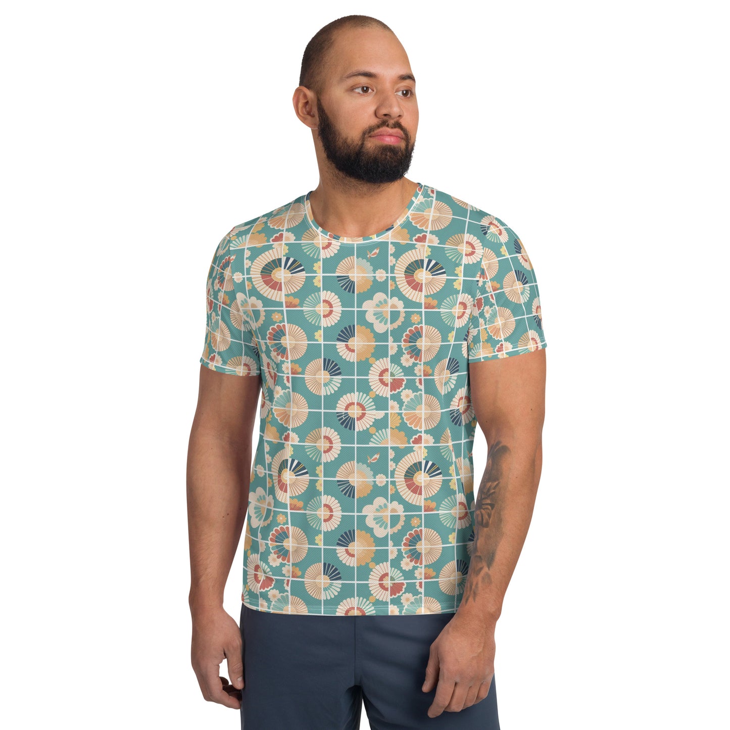 All-Over Print Men's Athletic T-shirt