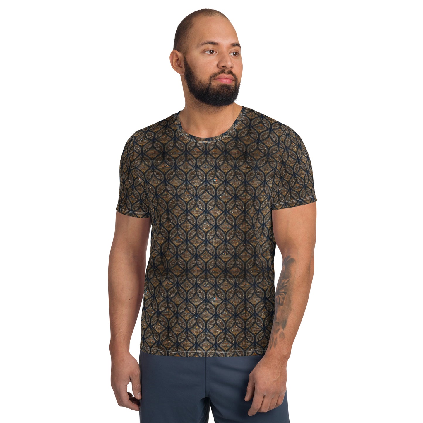 All-Over Print Men's Athletic T-shirt