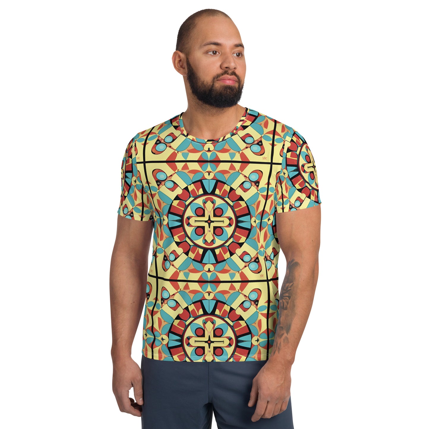 All-Over Print Men's Athletic T-shirt