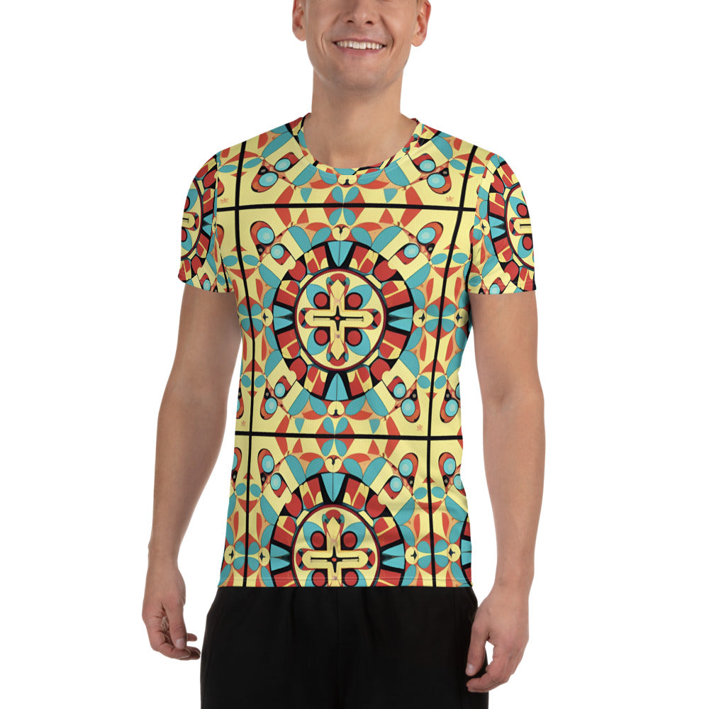 All-Over Print Men's Athletic T-shirt