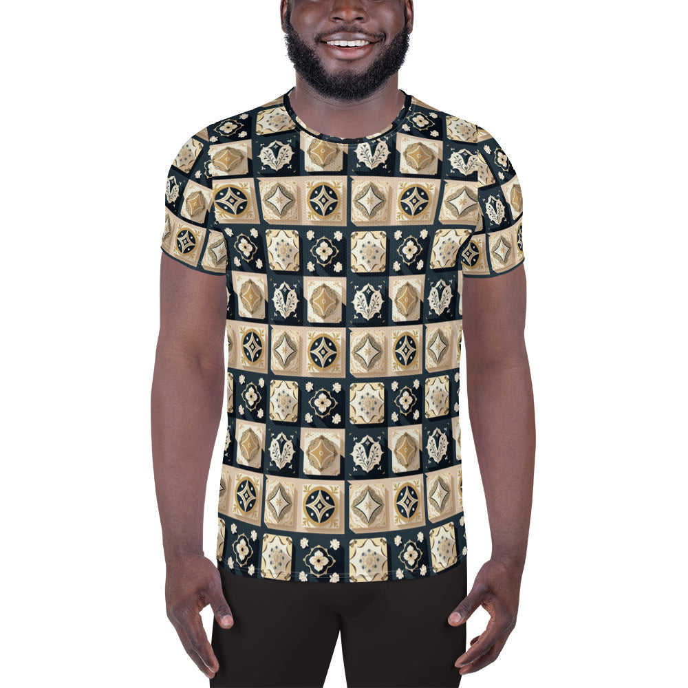 All-Over Print Men's Athletic T-shirt