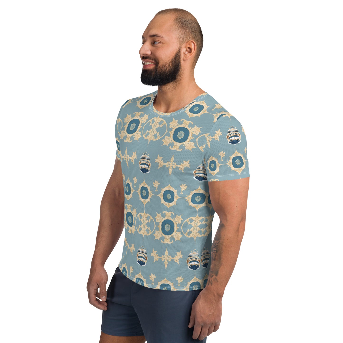 All-Over Print Men's Athletic T-shirt