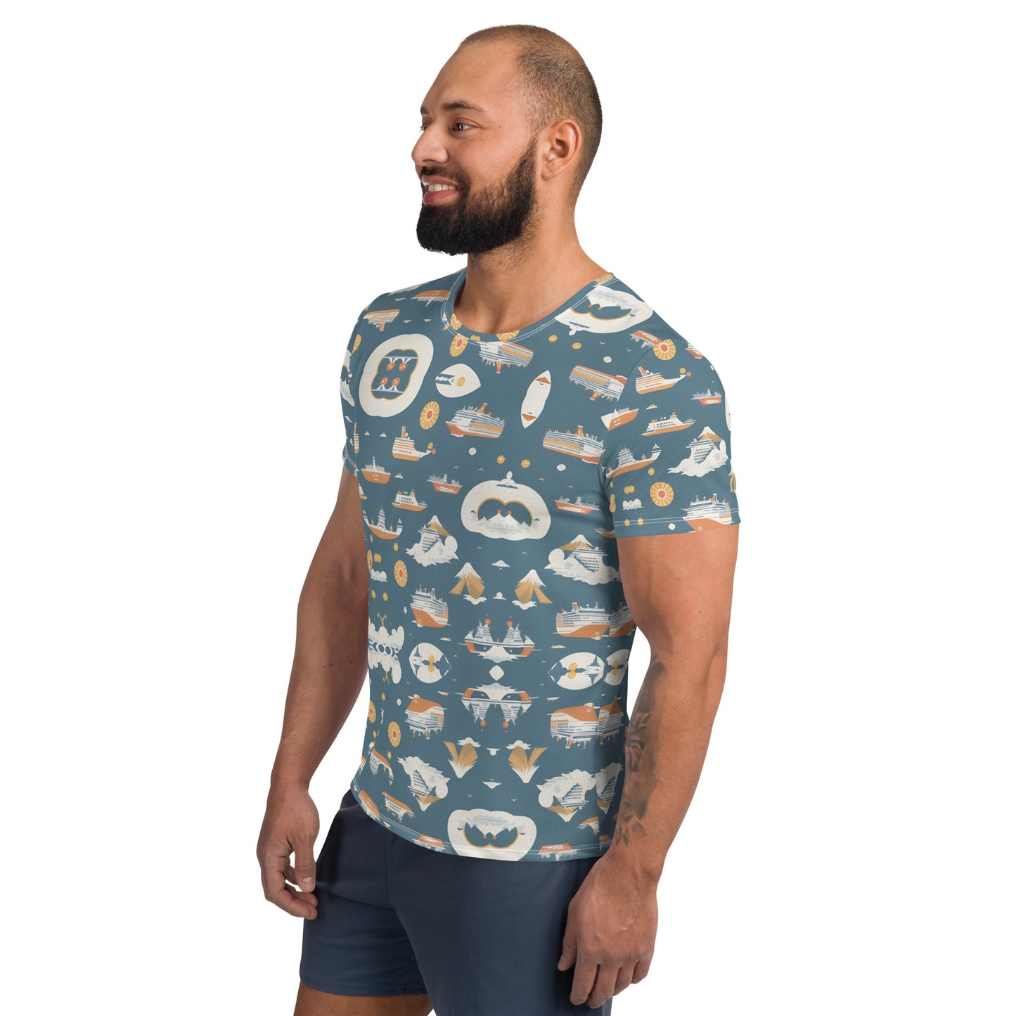 All-Over Print Men's Athletic T-shirt