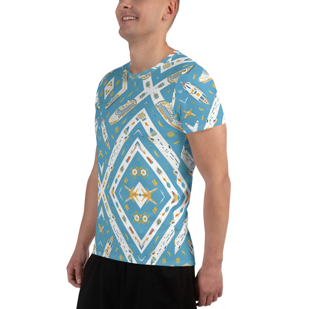 All-Over Print Men's Athletic T-shirt