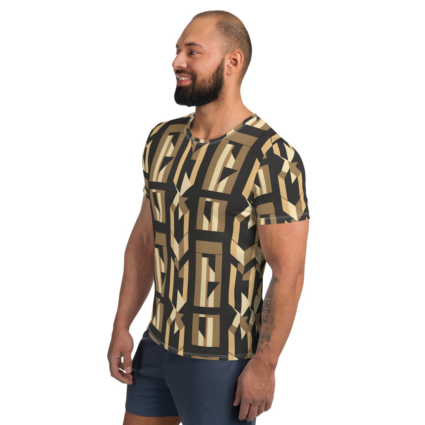 All-Over Print Men's Athletic T-shirt