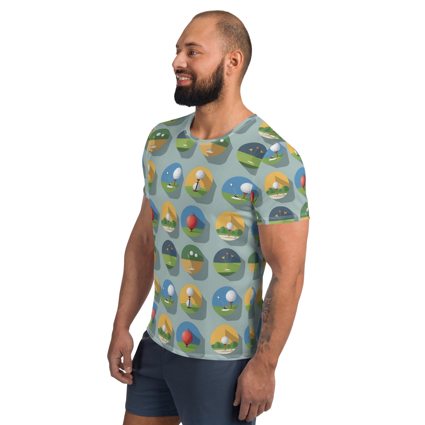 All-Over Print Men's Athletic T-shirt