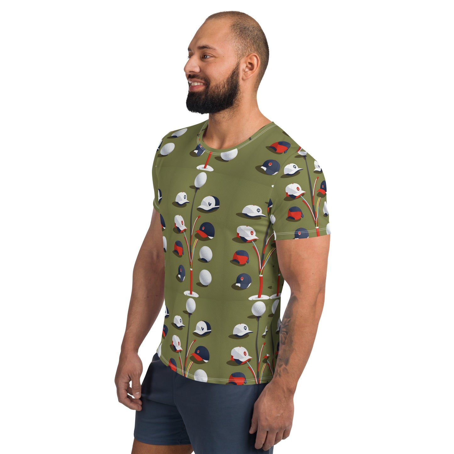 All-Over Print Men's Athletic T-shirt