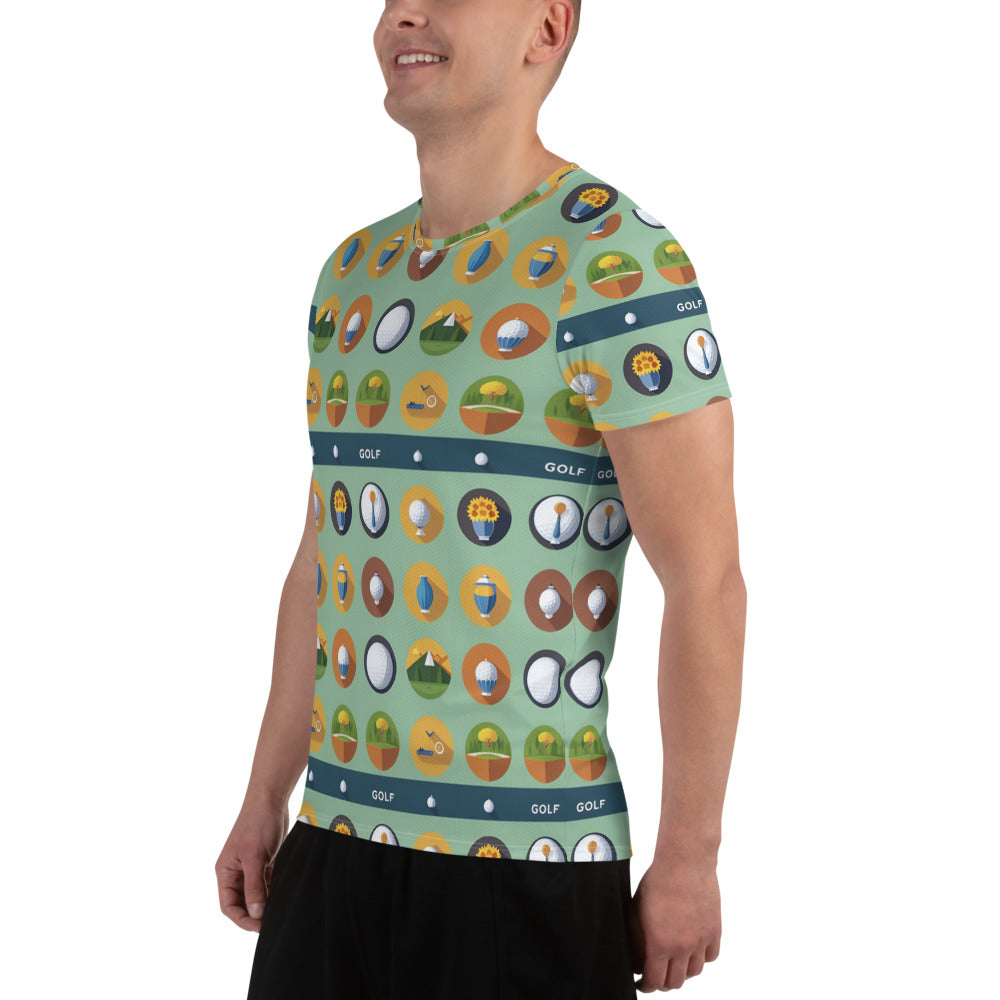 All-Over Print Men's Athletic T-shirt