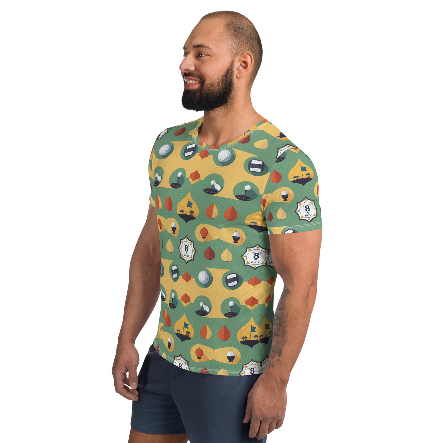 All-Over Print Men's Athletic T-shirt