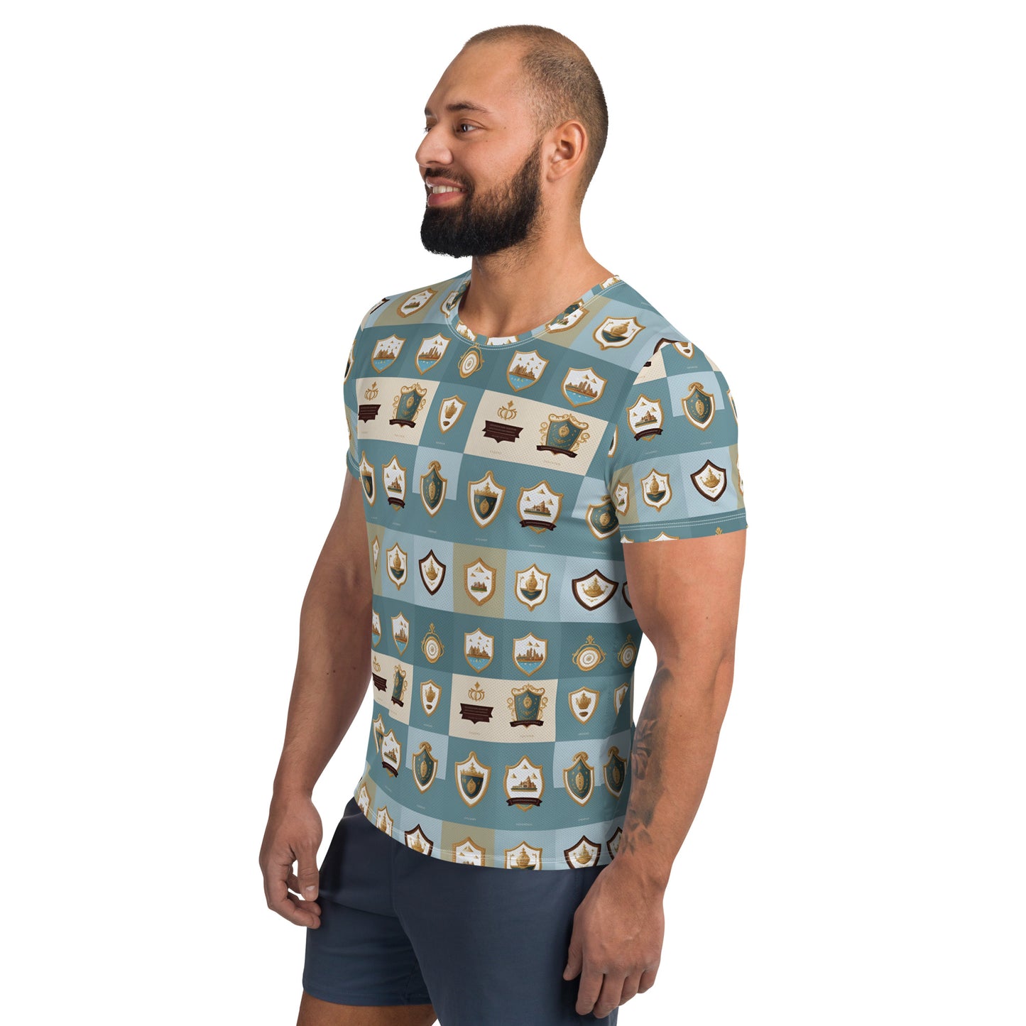 All-Over Print Men's Athletic T-shirt