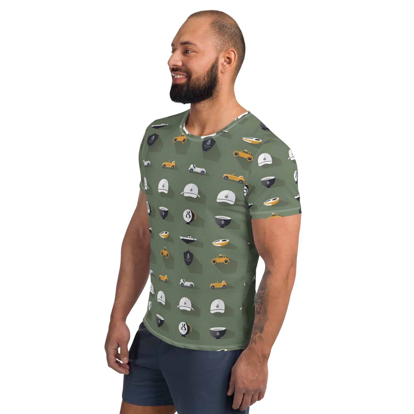 All-Over Print Men's Athletic T-shirt