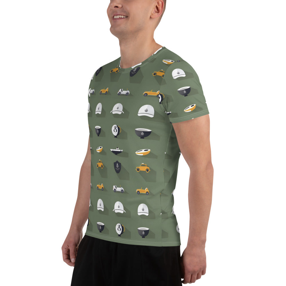 All-Over Print Men's Athletic T-shirt