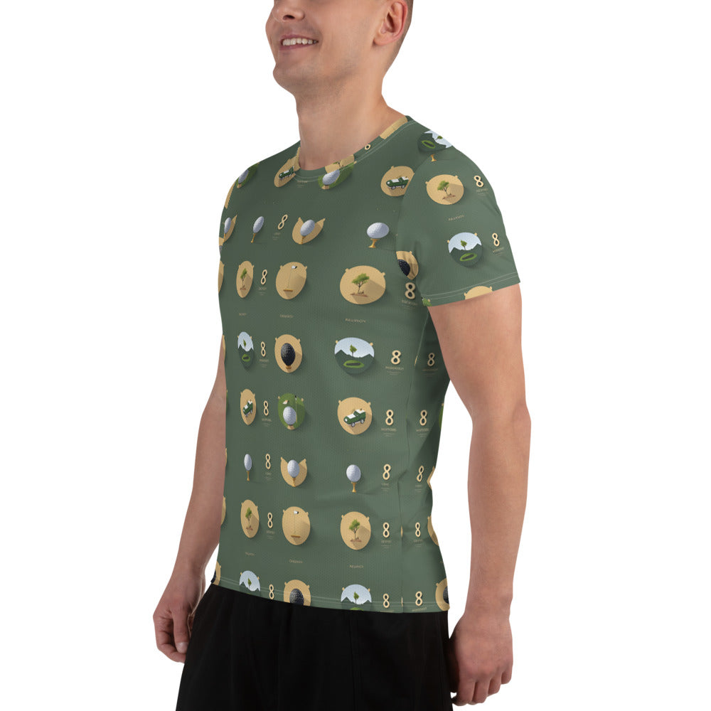 All-Over Print Men's Athletic T-shirt