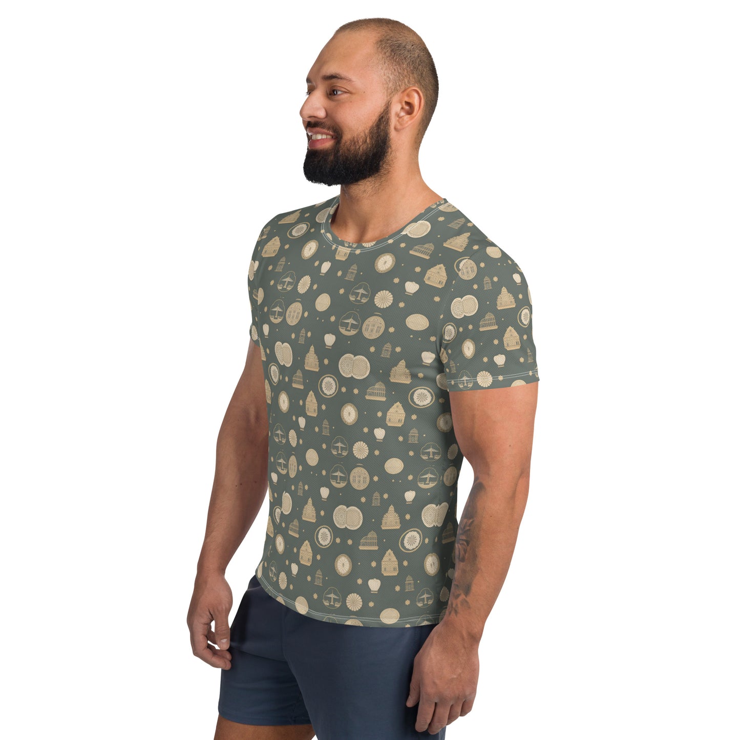 All-Over Print Men's Athletic T-shirt