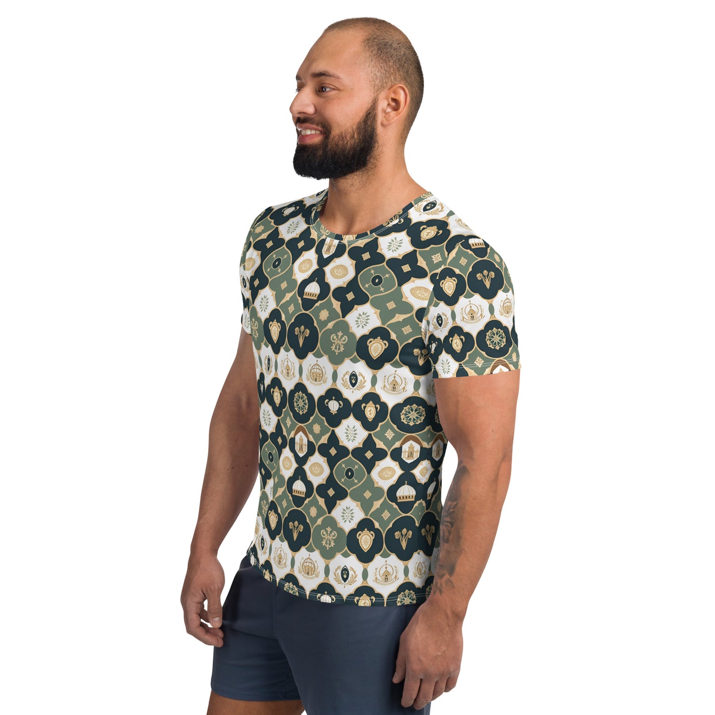 All-Over Print Men's Athletic T-shirt