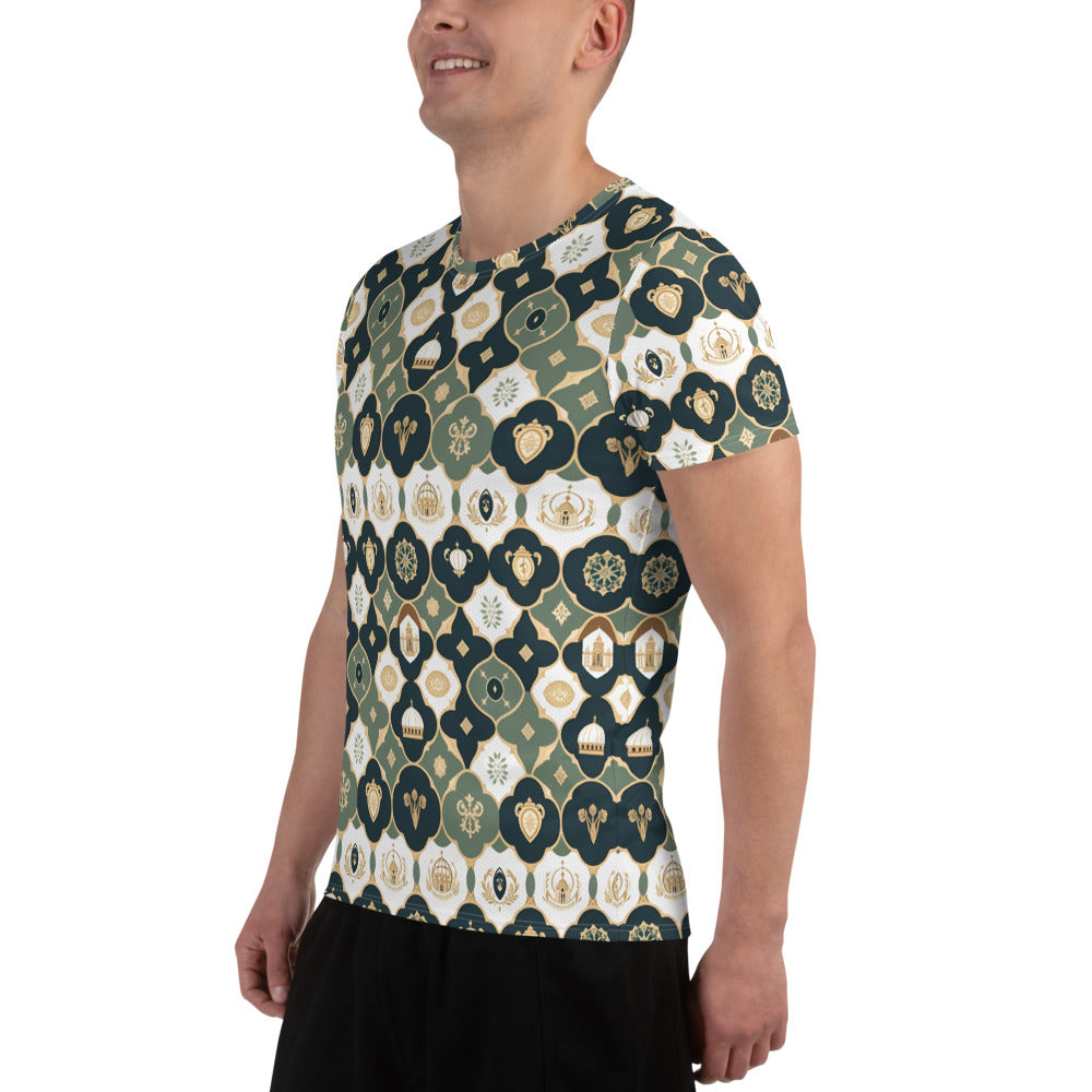 All-Over Print Men's Athletic T-shirt