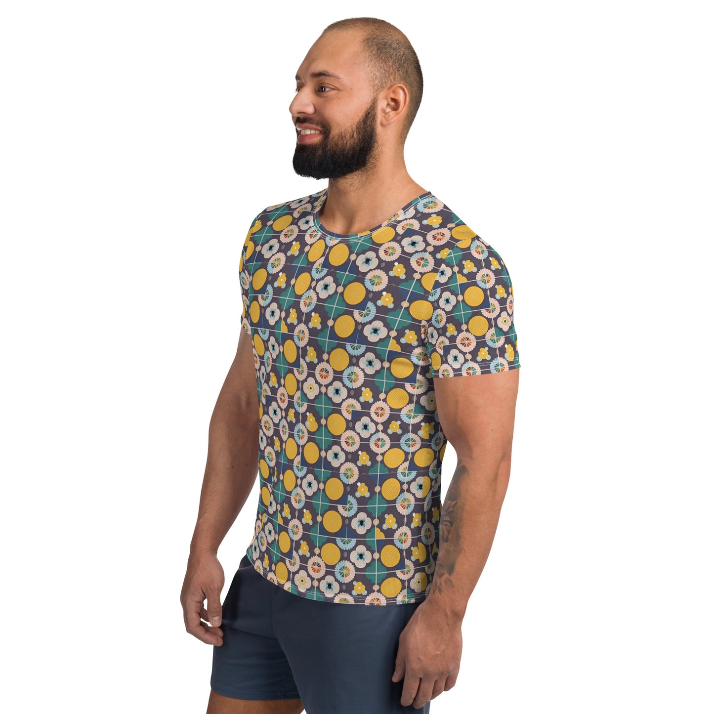 All-Over Print Men's Athletic T-shirt