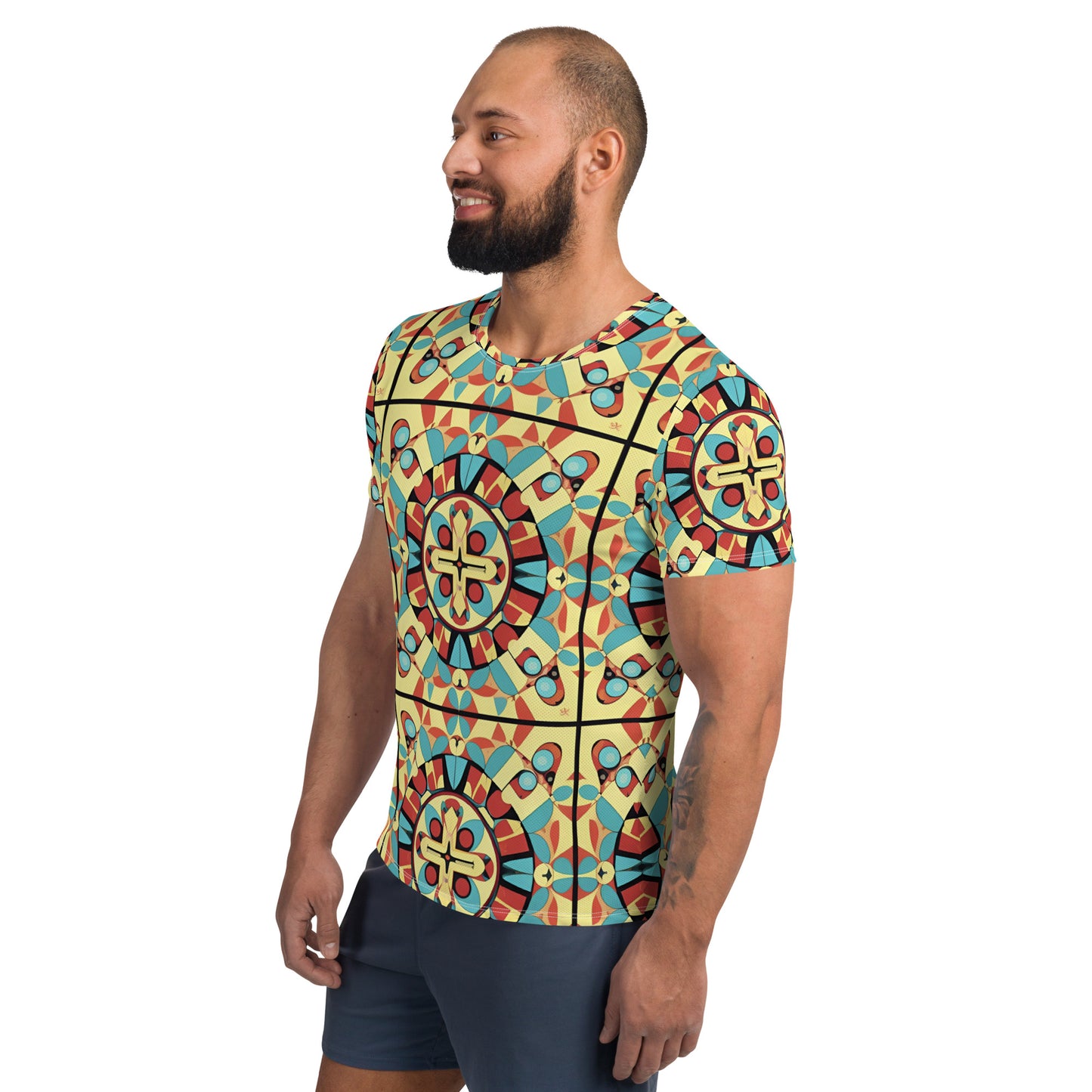 All-Over Print Men's Athletic T-shirt