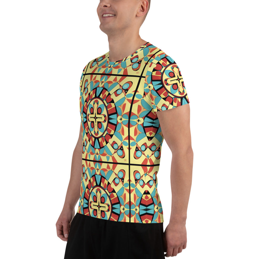 All-Over Print Men's Athletic T-shirt