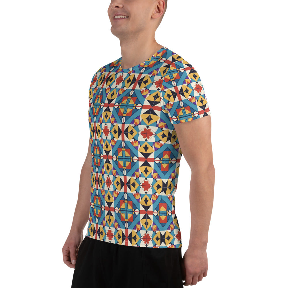 All-Over Print Men's Athletic T-shirt