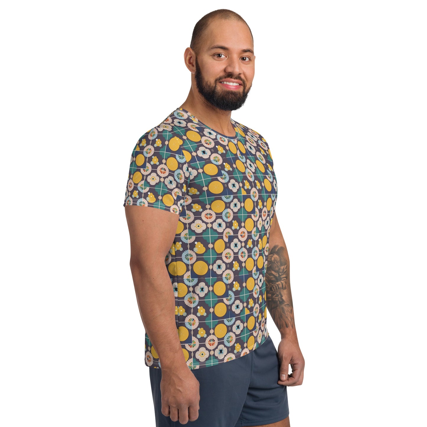 All-Over Print Men's Athletic T-shirt