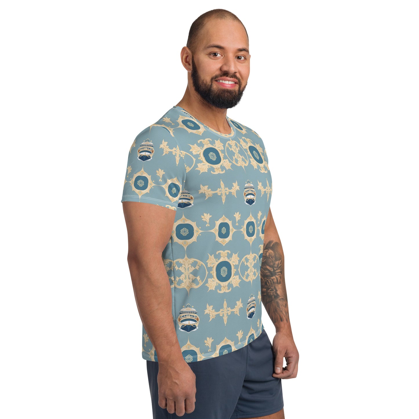 All-Over Print Men's Athletic T-shirt