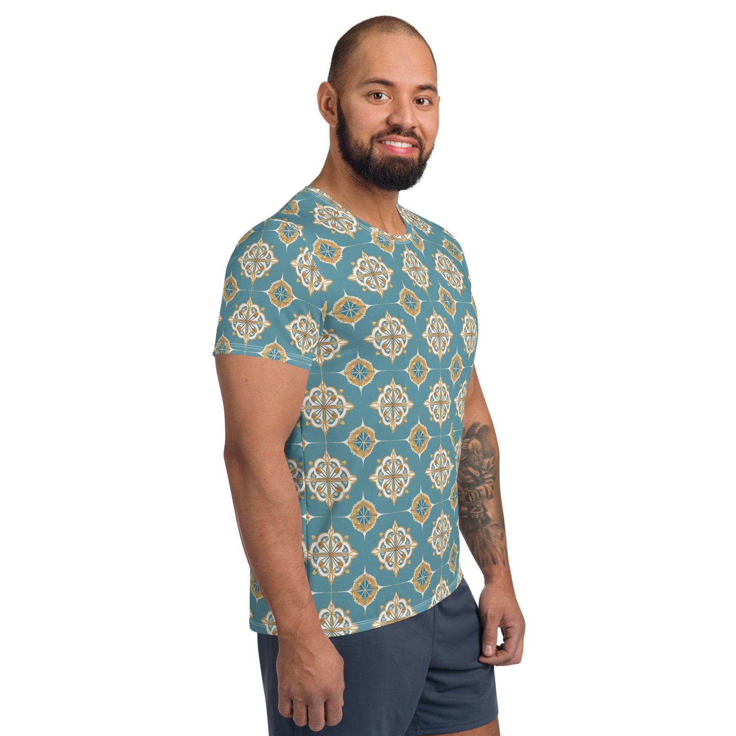 All-Over Print Men's Athletic T-shirt